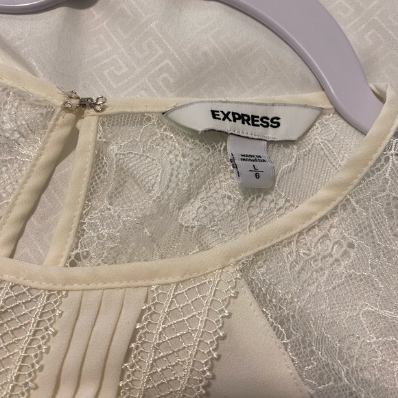 Express long sleeve sheer top - Picture 3 of 4